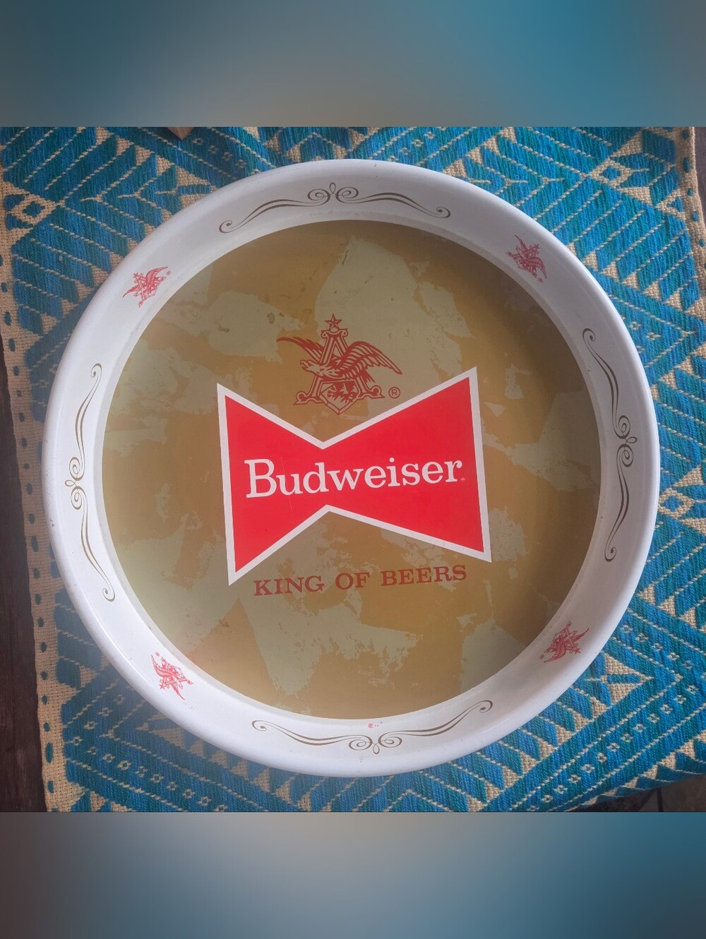 Vintage Budweiser Beer Tray